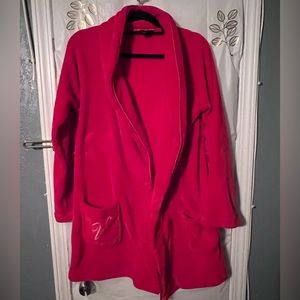 Victoria Secret Plush Bathrobe W/ Letter V Initial